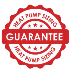 Heat pump sizing guarantee