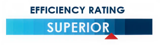 Efficiency rating: Superior