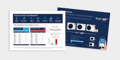EvoHeat pool heating sizing report
